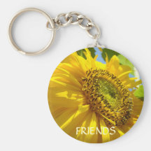 Le SOLEIL de TOURNESOLS d'amis FLEURIT des cadeaux Porte-clef