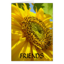LE SOLEIL DE TOURNESOLS FLEURIT LA CARTE DE NOTE D