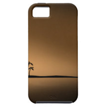 Le SOLEIL D'OR d'ÎLE de PAUME Palm-tree-island-sun Coque Case-Mate iPhone 5