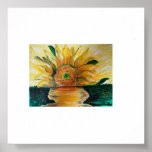le soleil +fleur posters