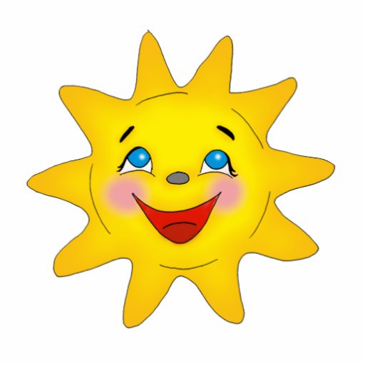 Le soleil heureux - sculpture photo en découpe