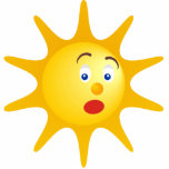 Le soleil mignon - sculpture photo en relief