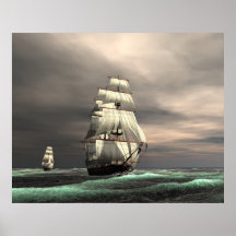 Le soleil sur les voiles posters