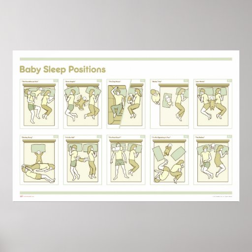 Le sommeil de bébé place l'affiche