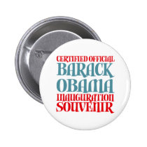 Le souvenir certifié d'inauguration d'Obama pique  badges publicitaires