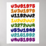 Le Special coloré date l'affiche