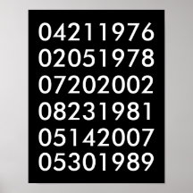 Le Special moderne date l'affiche