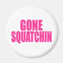 Le SQUATCHIN ALLÉ original et plus vendu de Bobo Magnets Pour Réfrigérateur