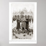 Le St marque la plaza Venise Italie Posters