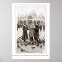 Le St marque la plaza Venise Italie Posters