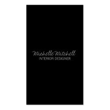 Le style |blk du concepteur du carte de visite |