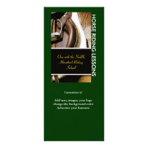 Le support personnalisable carde des chevaux cartes doubles customisables