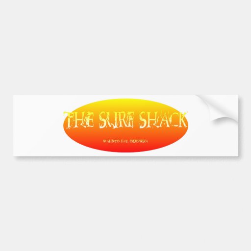Le surf Shack Adhésif Pour Voiture