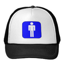 Le symbole des hommes casquette de camionneur