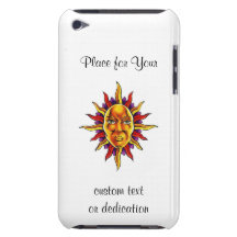 Le symbole frais Sun de tatouage de bande dessinée Coques iPod Case-Mate