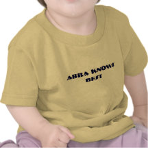 LE T-SHIRT JUIF ABBA D'ENFANTS SAIT LE MEILLEUR