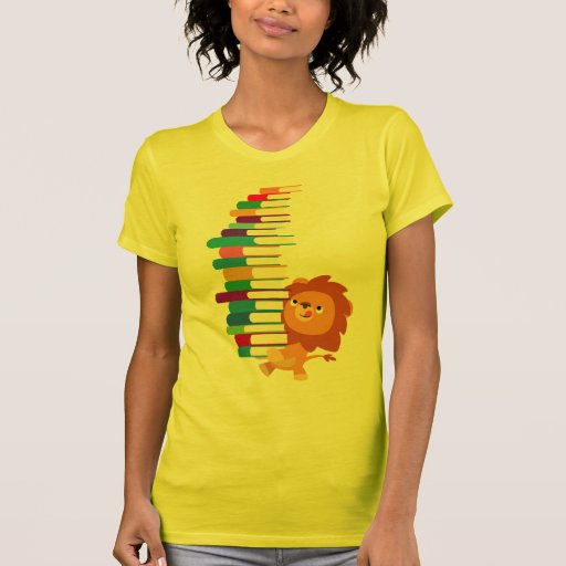 Le T-shirt vorace de femmes de lecteur (lion de ba