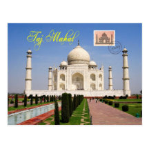 Le Taj Mahal, Âgrâ, Inde Carte Postale