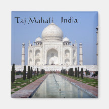 Le Taj Mahal, Âgrâ, Inde Aimants Pour Réfrigérateur