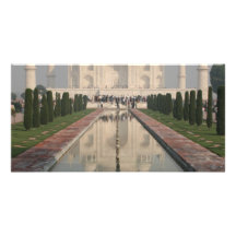 Le Taj Mahal, Âgrâ, Inde Photocarte Personnalisée