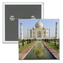 Le Taj Mahal, Âgrâ, uttar pradesh, Inde, Badges Avec Agrafe