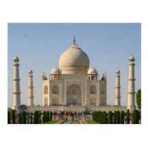 le Taj Mahal Inde Carte Postale