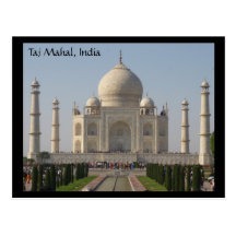 le Taj Mahal Inde Cartes Postales