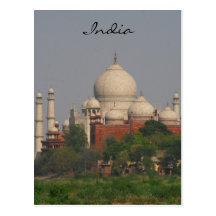 le Taj Mahal loin Inde Carte Postale