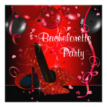 Le talon haut rouge chausse la partie rouge de Bac Cartons D'invitation