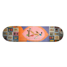 le tanju de jai "gardent juste" l'art allant 1 de  plateau de skate