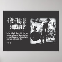 Le Tao de la force - affiche de gymnase