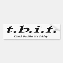 le tbif remercient Bouddha que c'est adhésif pour  Autocollant Pour Voiture