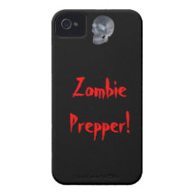 Le téléphone des prepper de zombi coque Case-Mate iPhone 4
