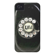 Le téléphone vintage de bakélite de cadran rotatoi coque iPhone 4