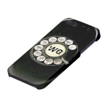 Le téléphone vintage de bakélite de cadran rotatoi iPhone 5 case