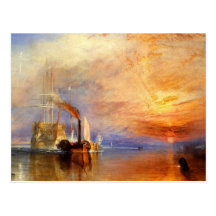 Le Temeraire de combat Carte Postale