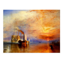 Le Temeraire de combat, J.M.W. Turner Carte Postale