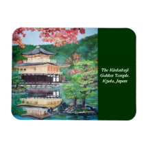 Le temple d'or de Kinkakuji - aimant de la meilleu Magnets Rectangulaires