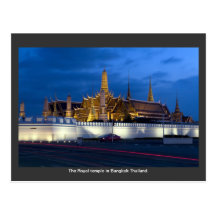 Le temple royal à Bangkok Thaïlande Carte Postale