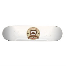 Le temps de café satisfont oui le logo planche à roulette