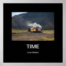 Le temps est une affiche de Demotivational d'illus