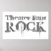 Le théâtre évente la roche posters