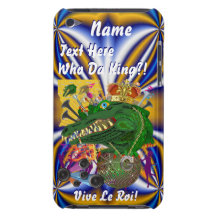 Le thème de partie de mardi gras regardent svp des coque iPod touch Case-Mate