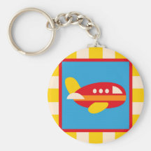 Le thème mignon de transport d'avion badine des ca porte-clef