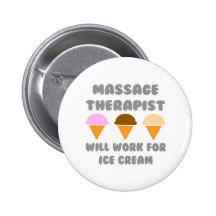 Le thérapeute de massage… travaillera pour la crèm pin's