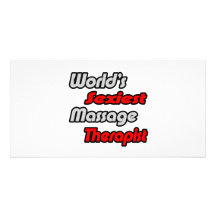 Le thérapeute du massage le plus sexy du monde photocarte customisée
