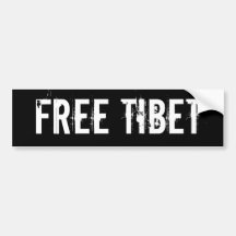 LE THIBET LIBRE ADHÉSIF POUR VOITURE