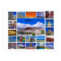 Le Thibet Multiview Cartes Postales