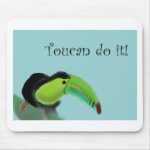 Le toucan le font tapis de souris