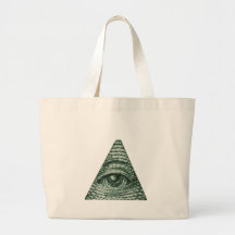 Le tout l'oeil voyant sacs en toile
